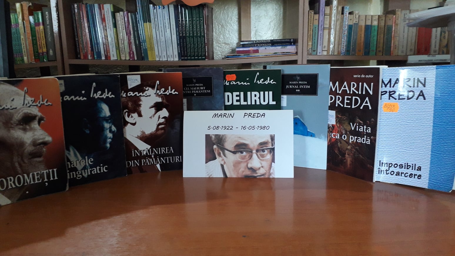 IN MEMORIAM Marin Preda - expoziție de carte 